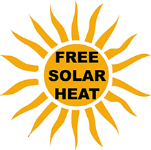 FREE SOLAU HEATING FROM THE SUN